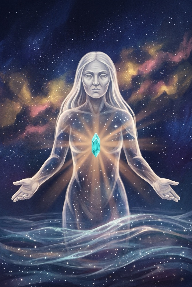 Ak Ana's first promise — creation from the waters